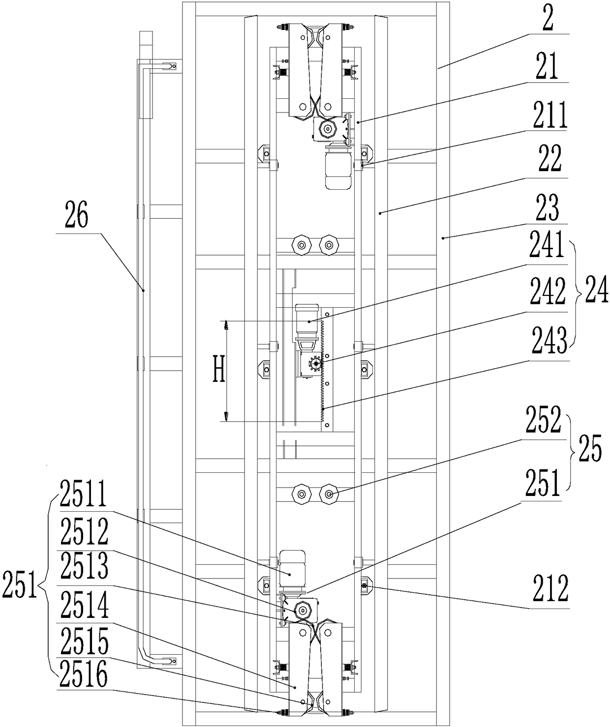 Manipulator clamping type stereoscopic parking equipment