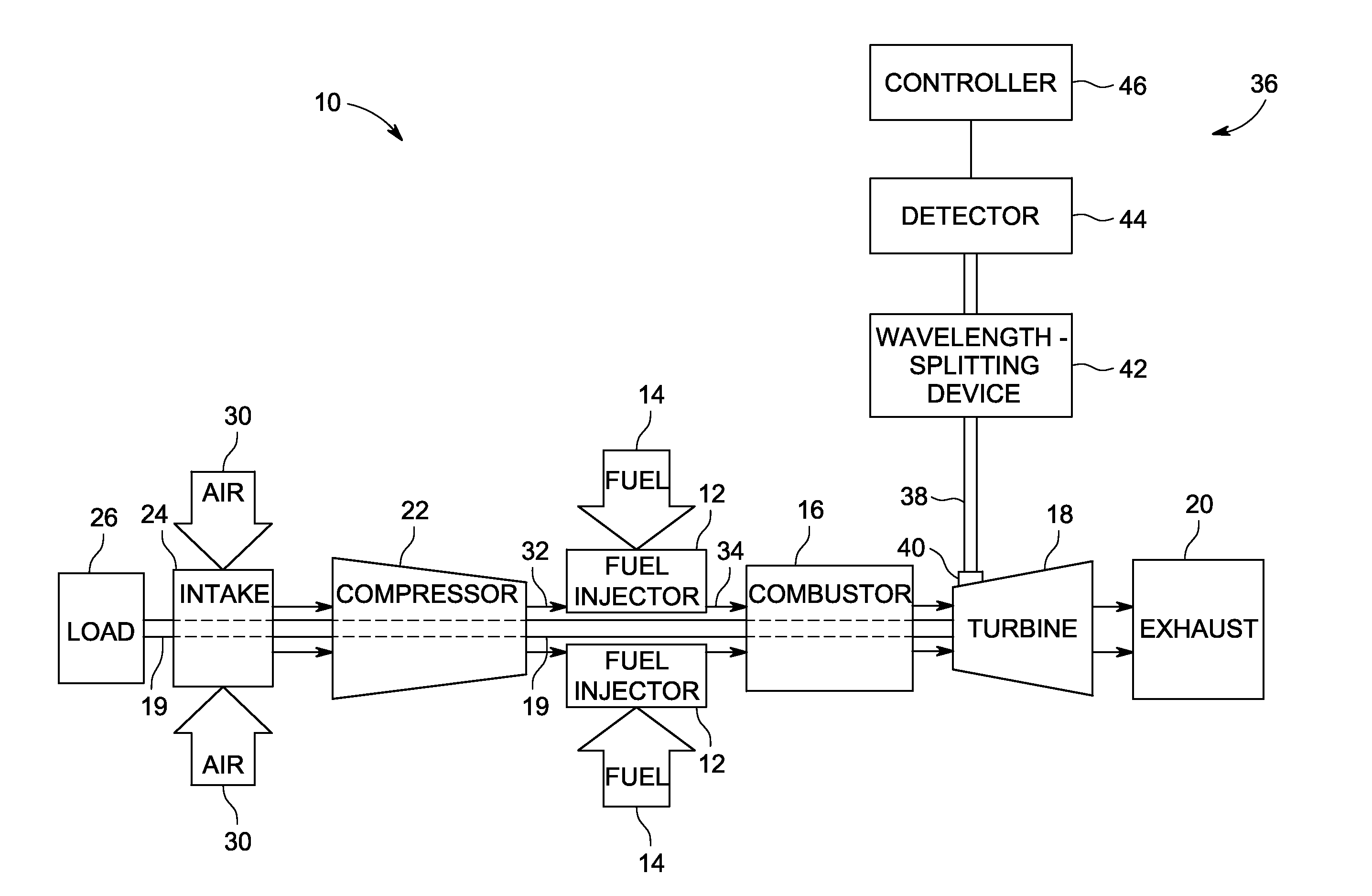 System and method for detecting spall within a turbine engine