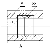 Sealing combined type oil cylinder device