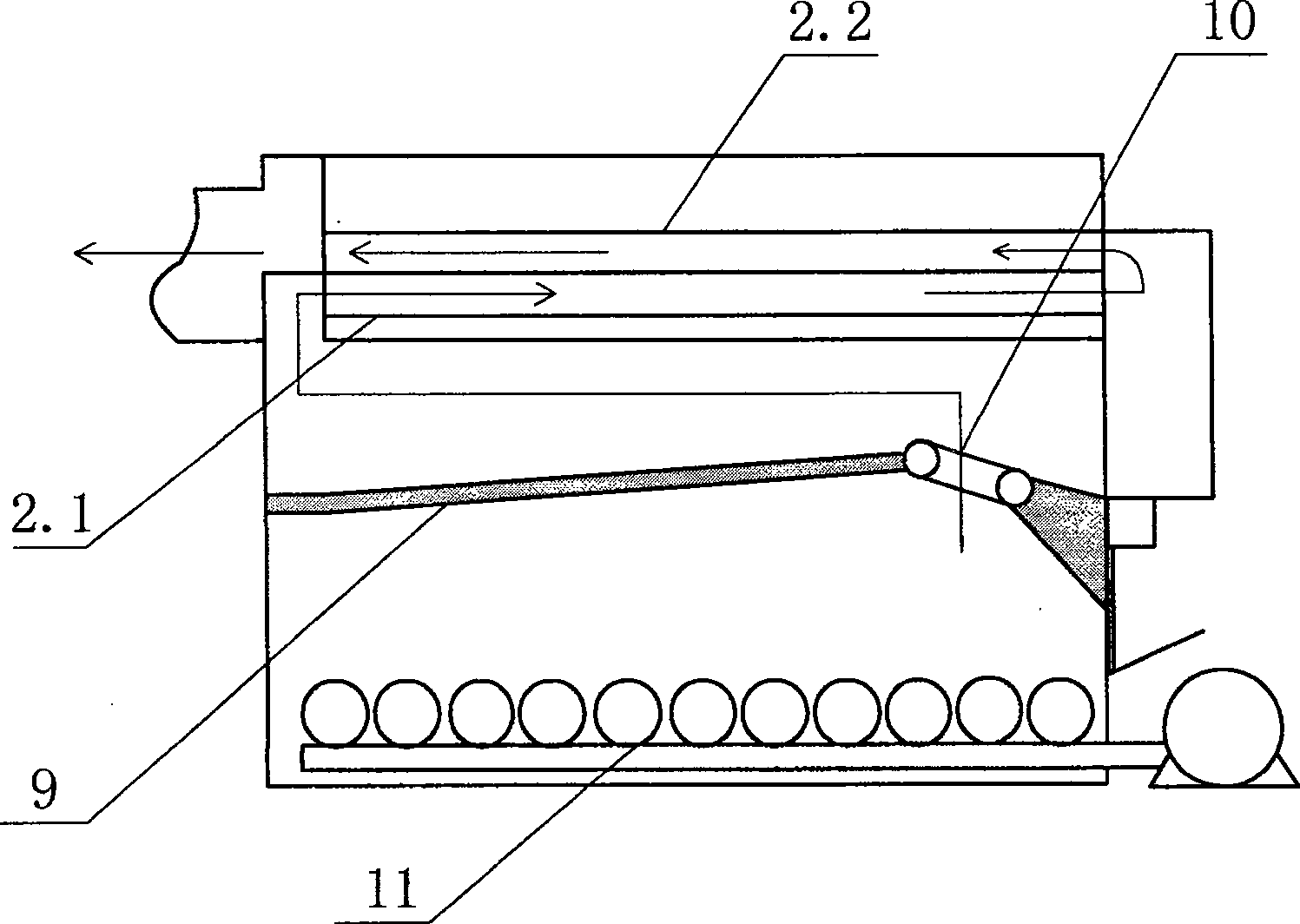 Biomass fuel steam and hot water boiler