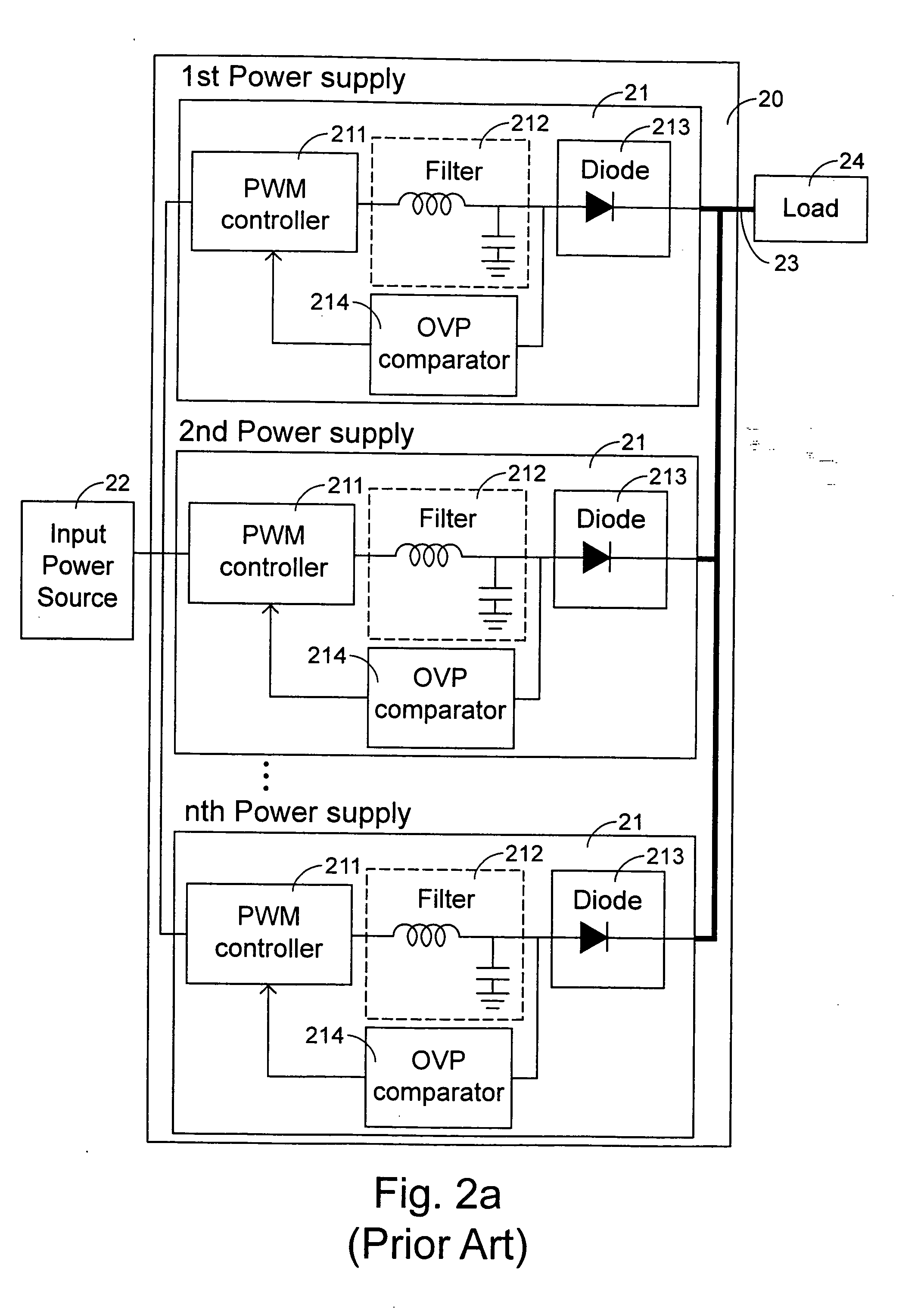 Overvoltage projection circuit