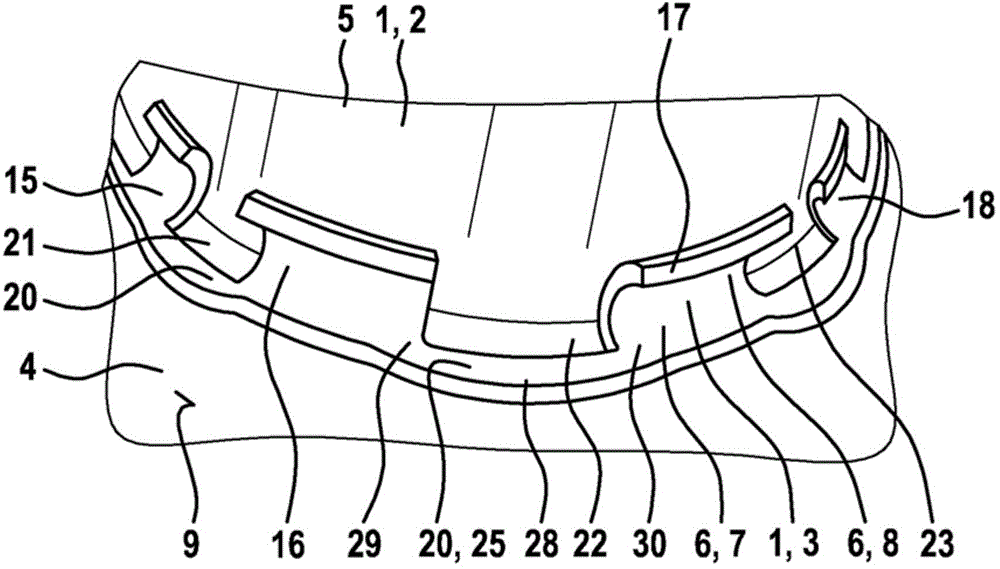 Arrangement for a fuel injection system with a fuel injection valve and a decoupling element