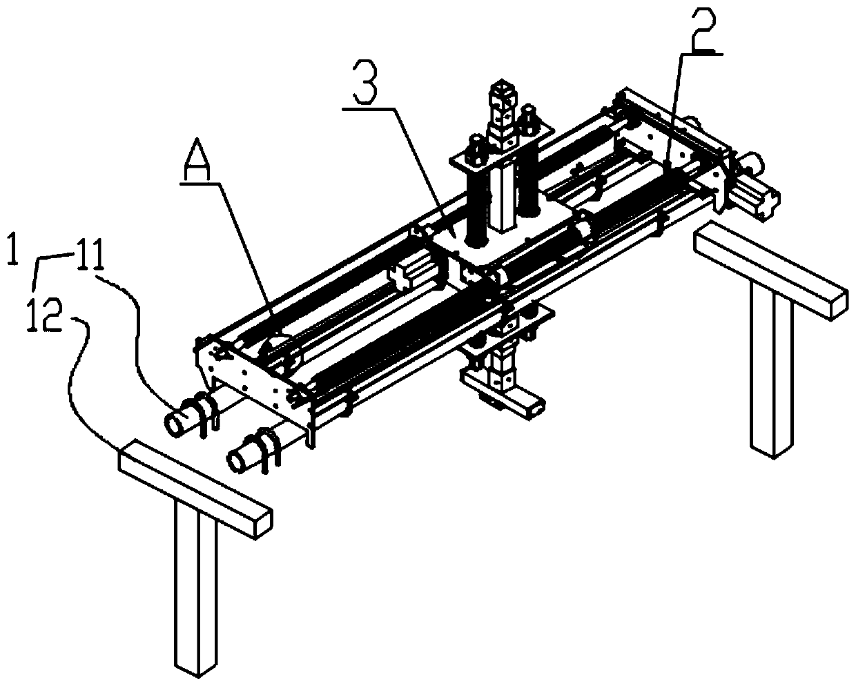 Geometric parameter automatic adjusting mechanism and control method thereof