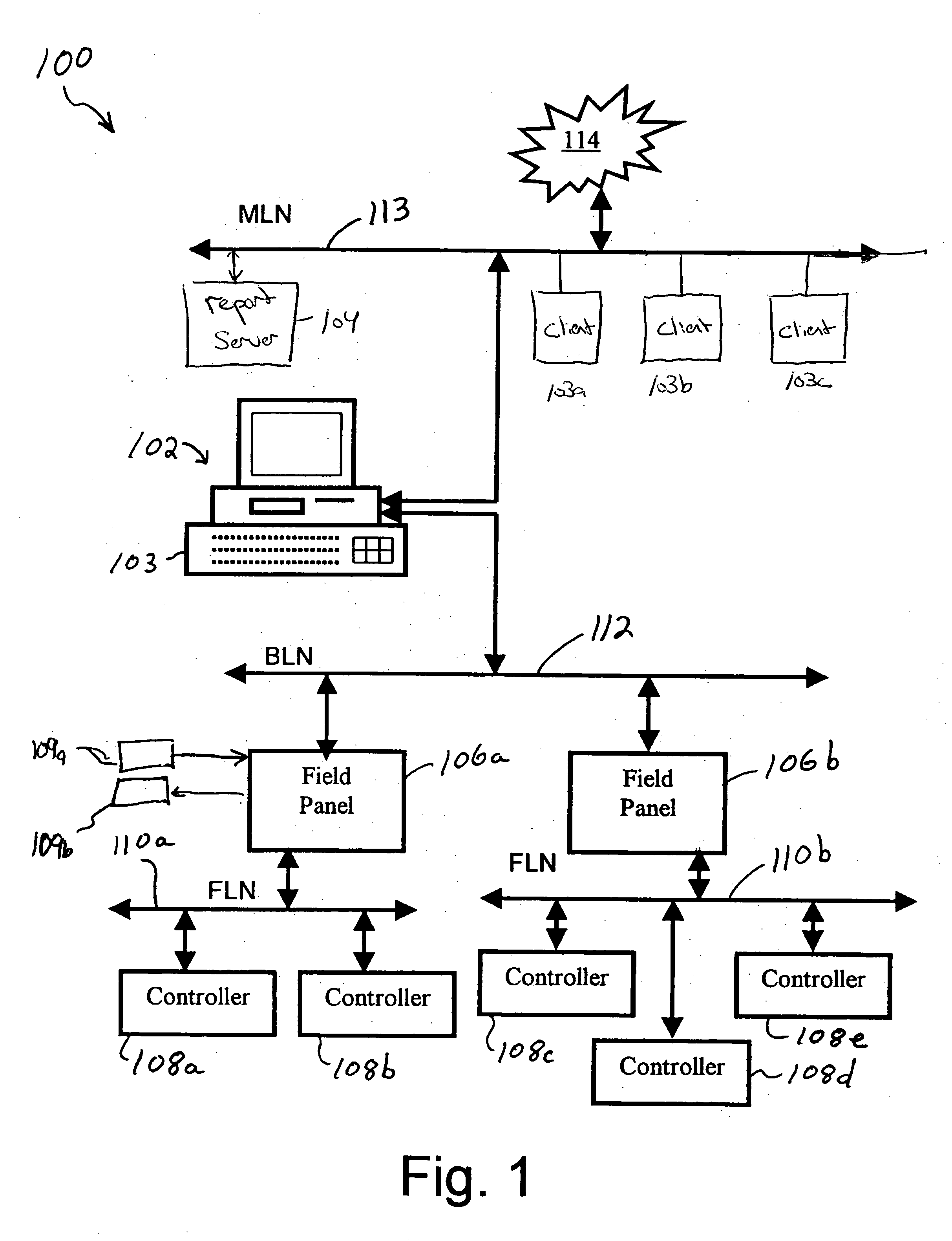 Field panel trending on event in a building control system