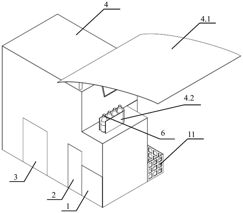 Intelligent beverage bottle recovery device and working method thereof