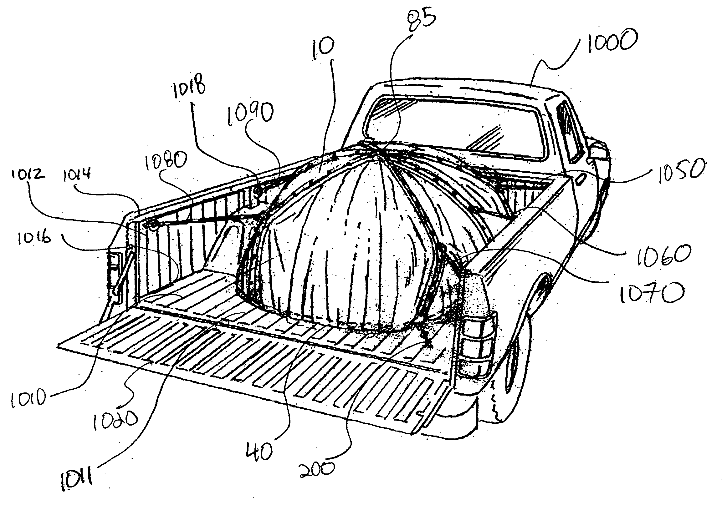 Tarp with multiple attachment points