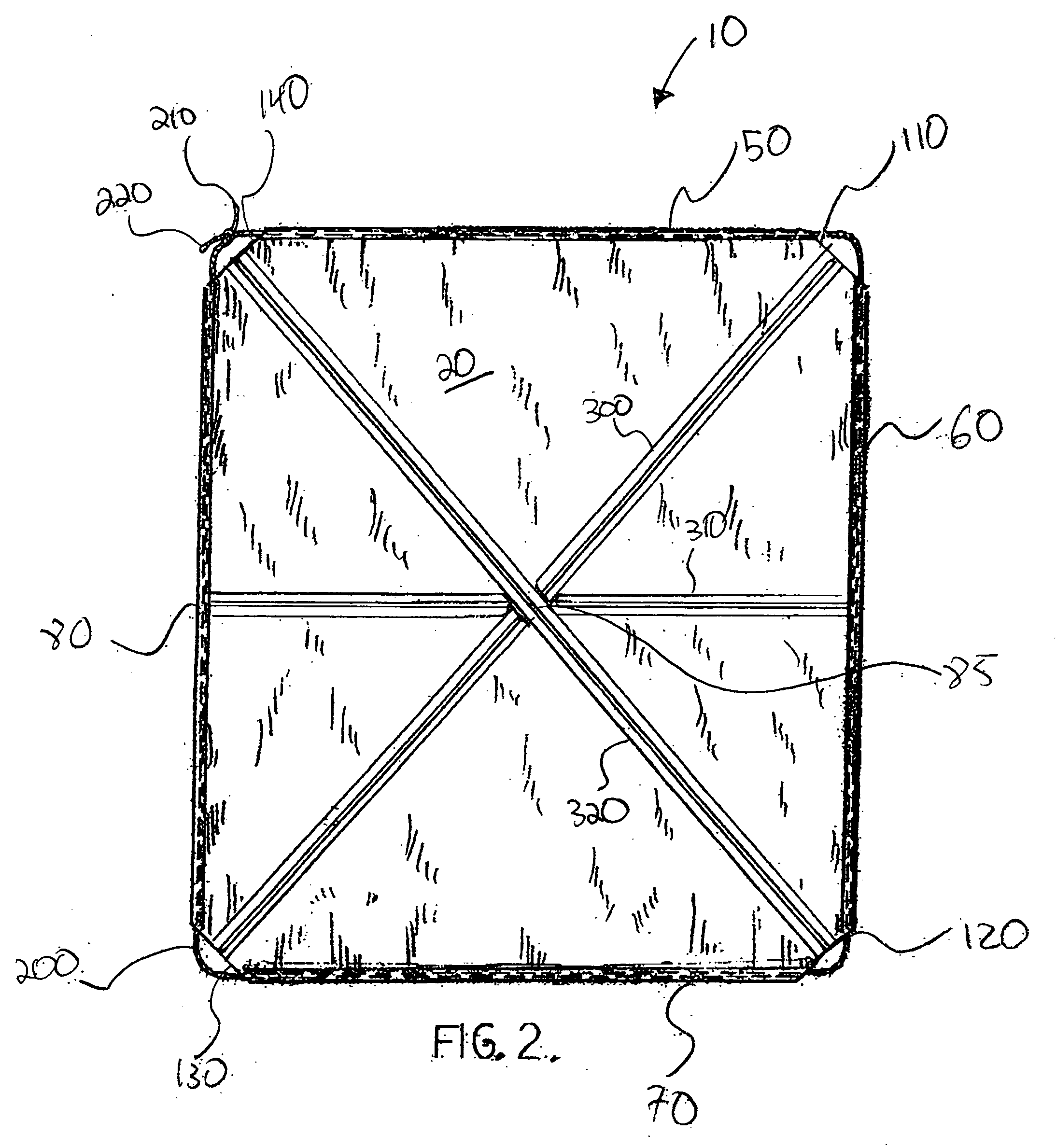 Tarp with multiple attachment points