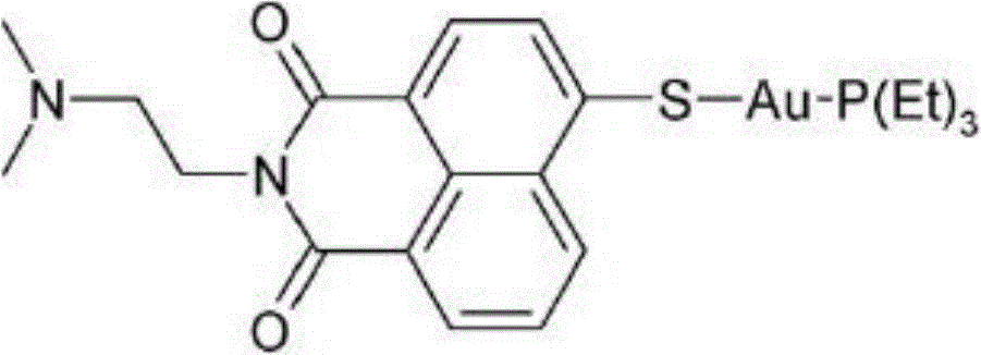 Alpha-cyclodextrin and gold complex as well as application of alpha-cyclodextrin and gold complex in microcontact printing technology