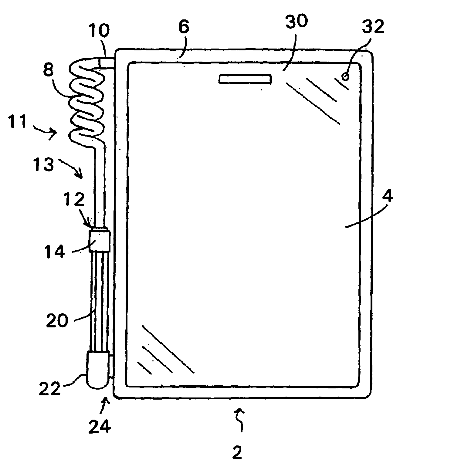 Underwater writing tablet