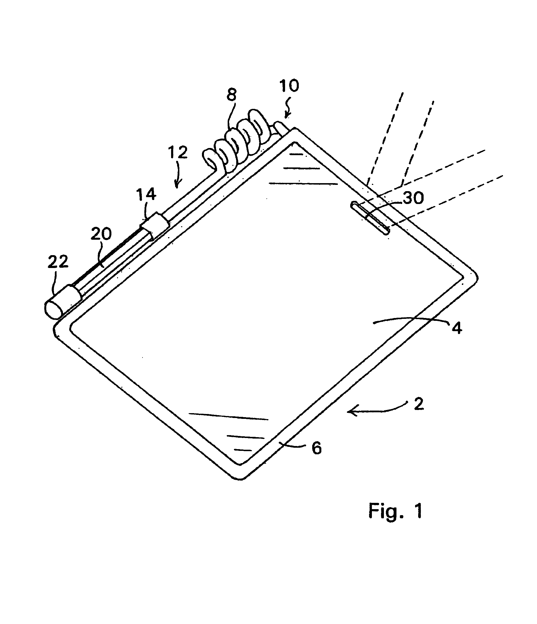 Underwater writing tablet