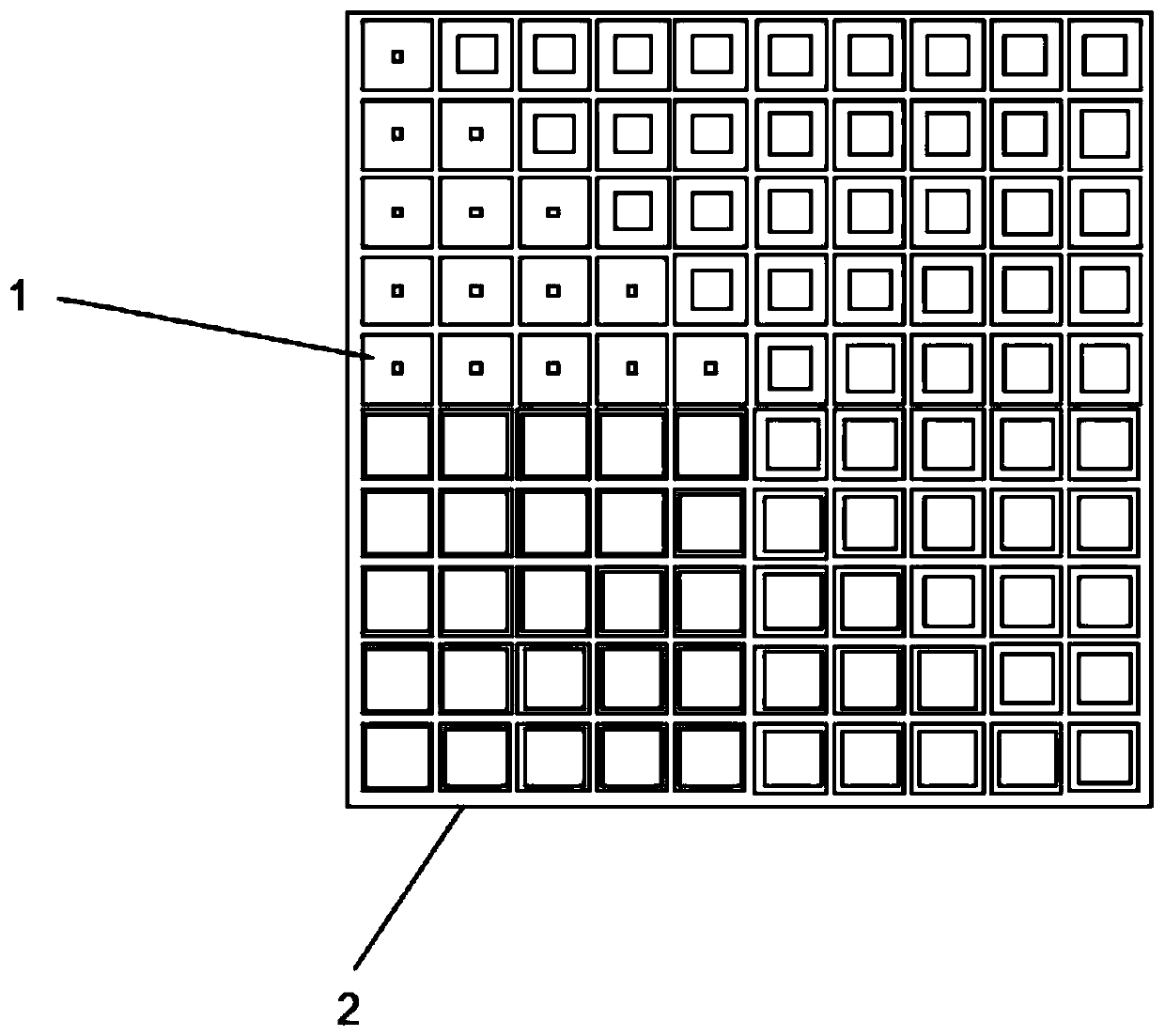 Metasurface orbital angular momentum array antenna with good reflectivity