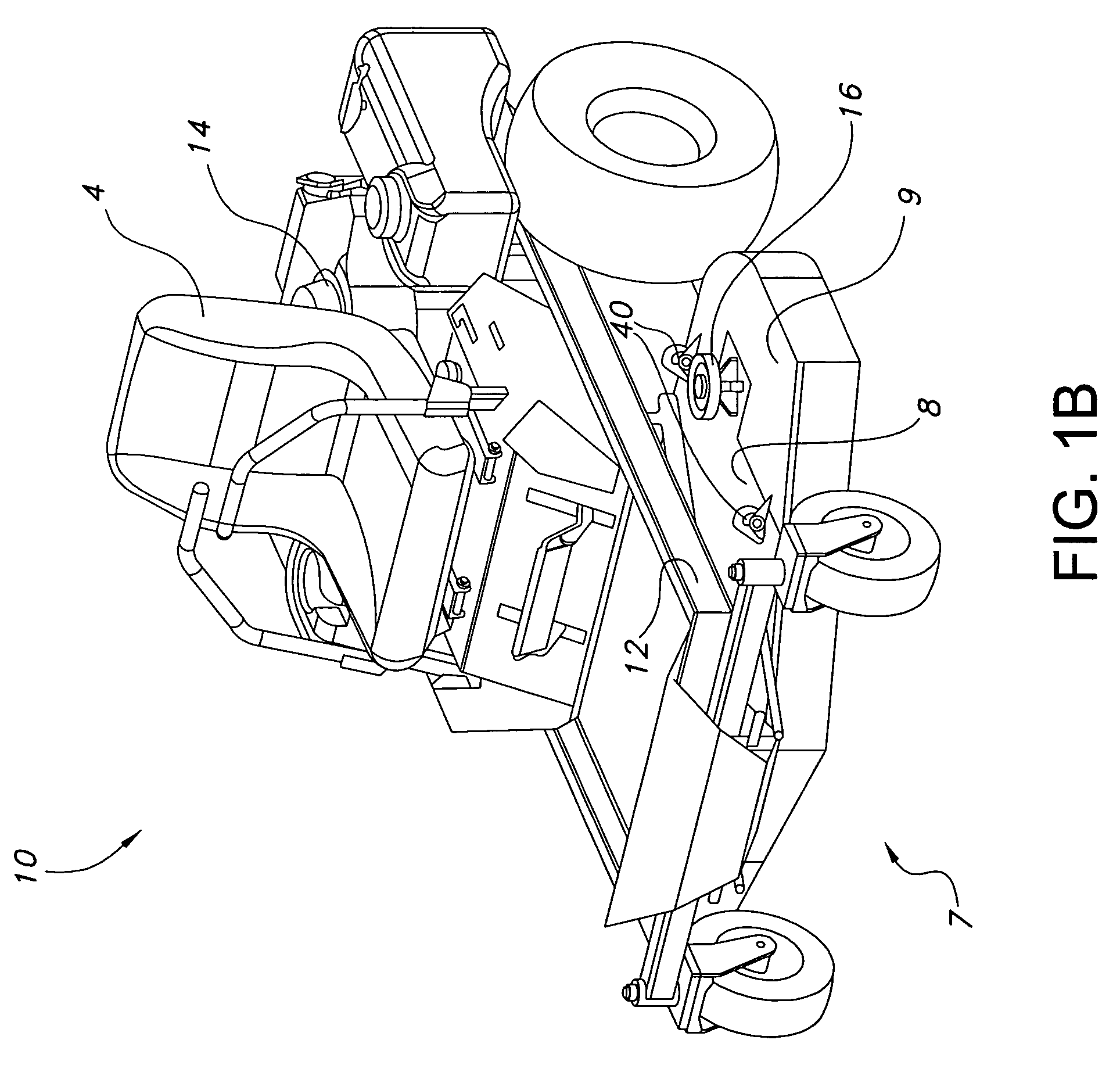 Folding deck mechanism