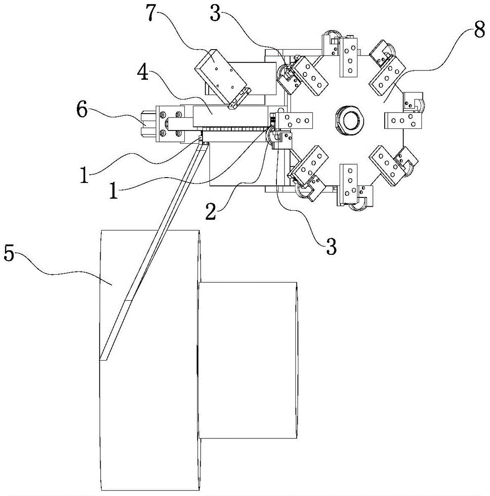 Automatic welding machine of pressure gage connector