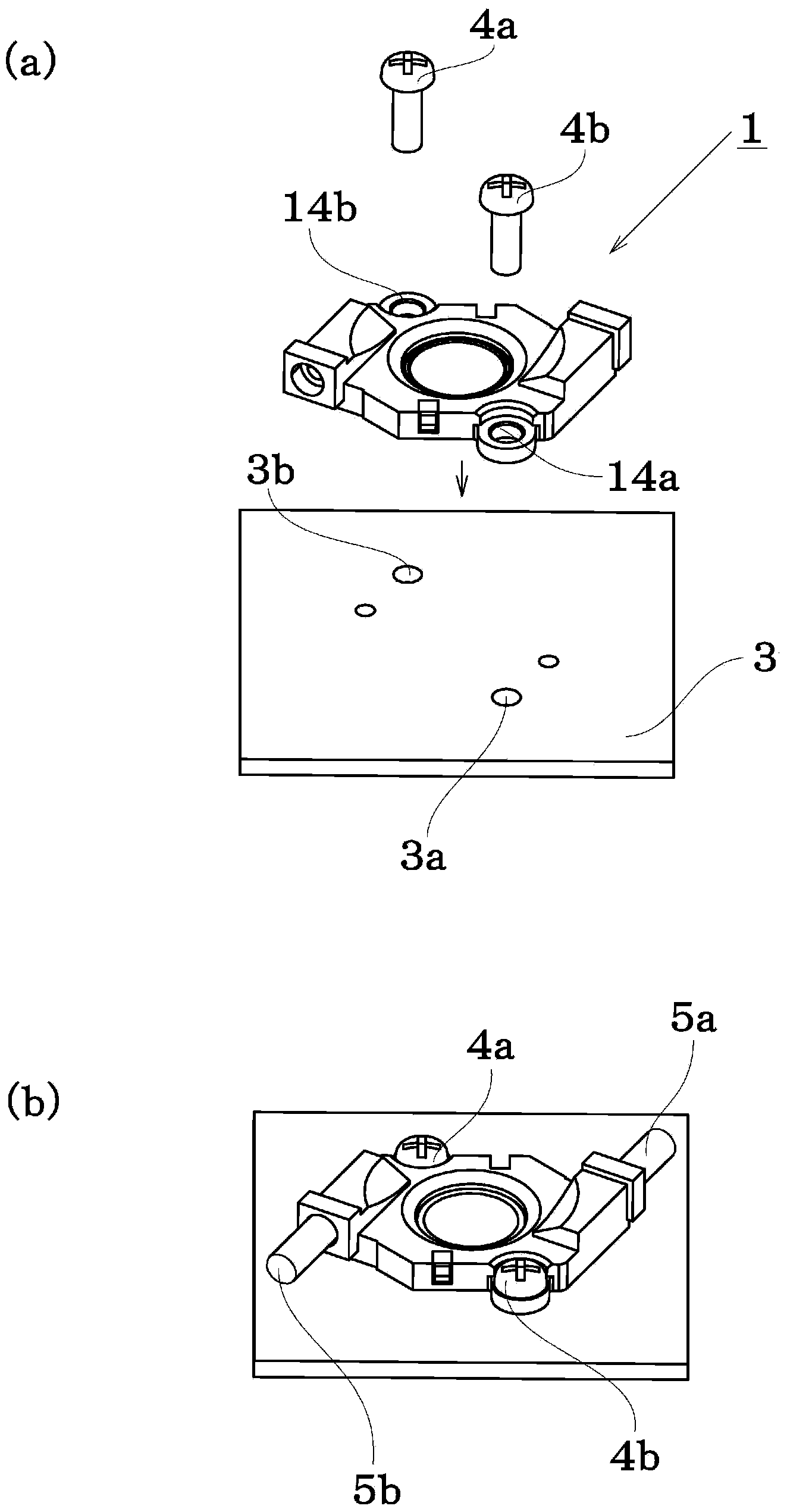 Flyconnector for LED module board