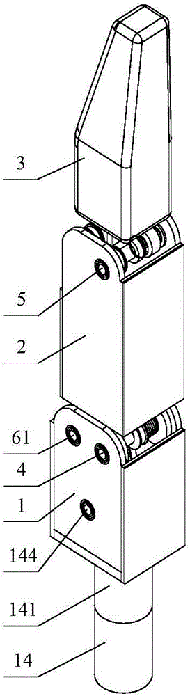 Four-linkage six-wheel idle-transmission parallel-clamping adaptive robot finger device