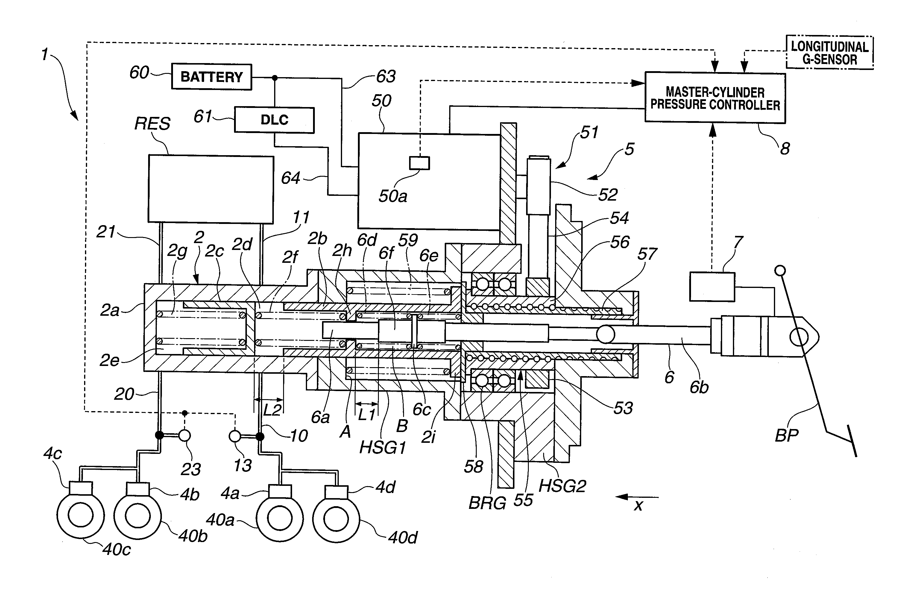 Brake device and method of controlling brake device