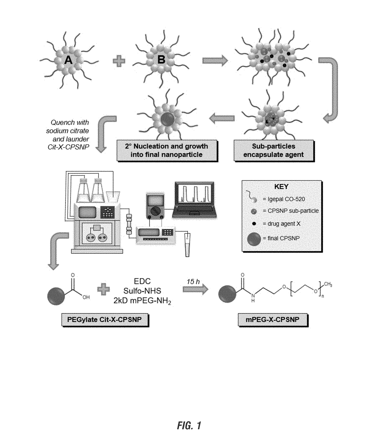 Encapsulation and high loading efficiency of phosphorylated drug and imaging agents in nanoparticles