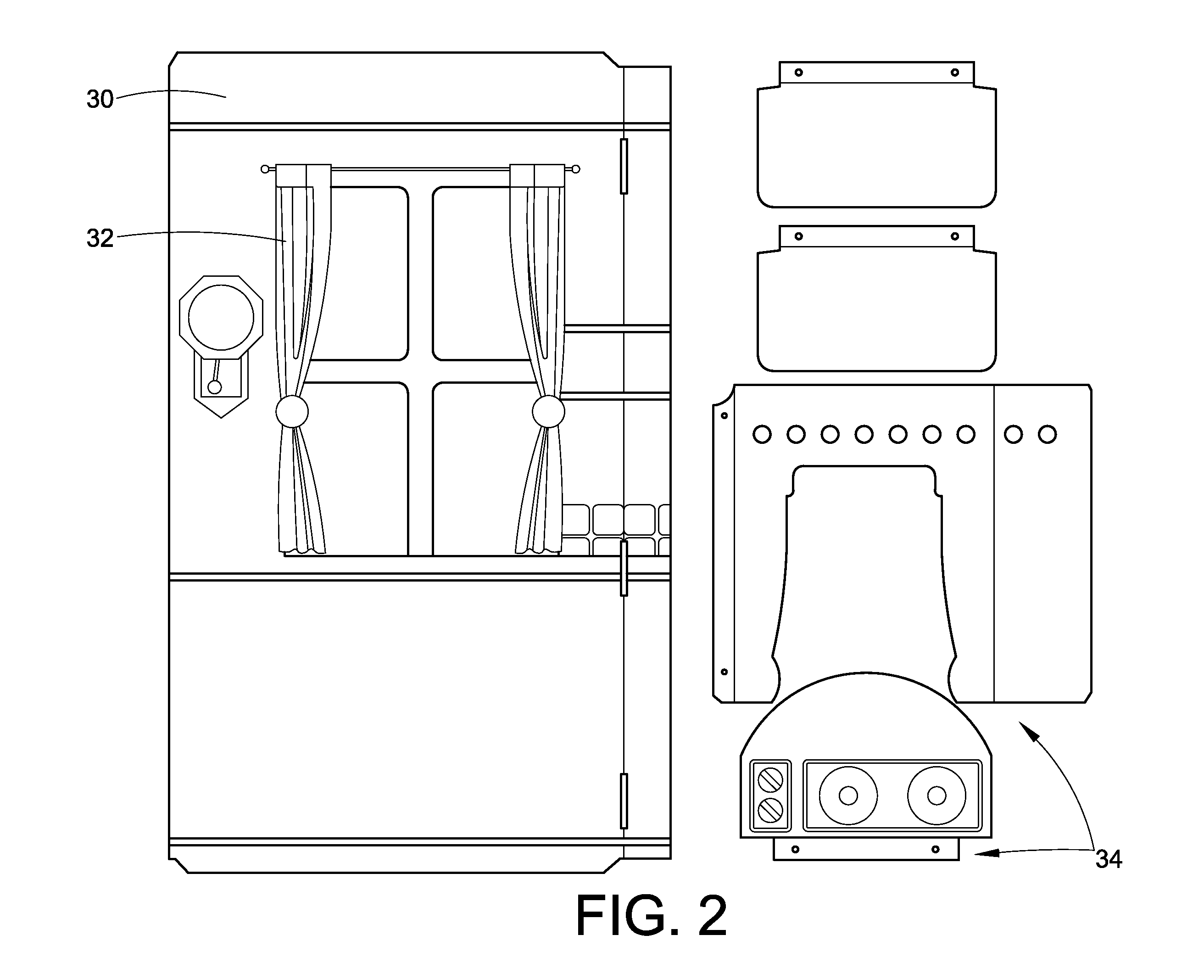 Pop-out play structure