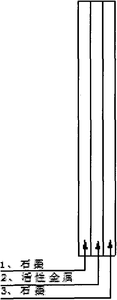 Negative plate of inert composite electrode adopting EFT and preparation method thereof and electrolytic equipment containing negative plate