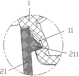 Air outlet structure of air conditioner, mounting method and air conditioner