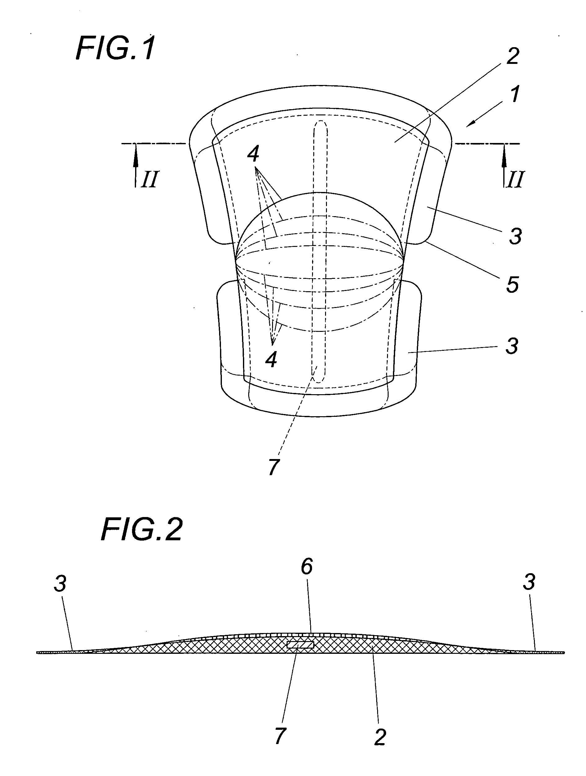 Perspiration insert