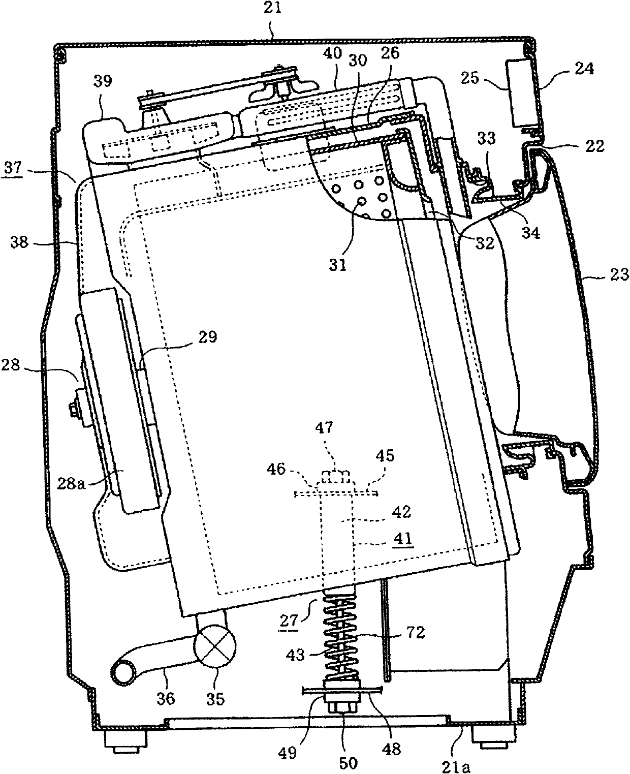 Drum-type washing machine and method for manufacturing hanger bracket with damper