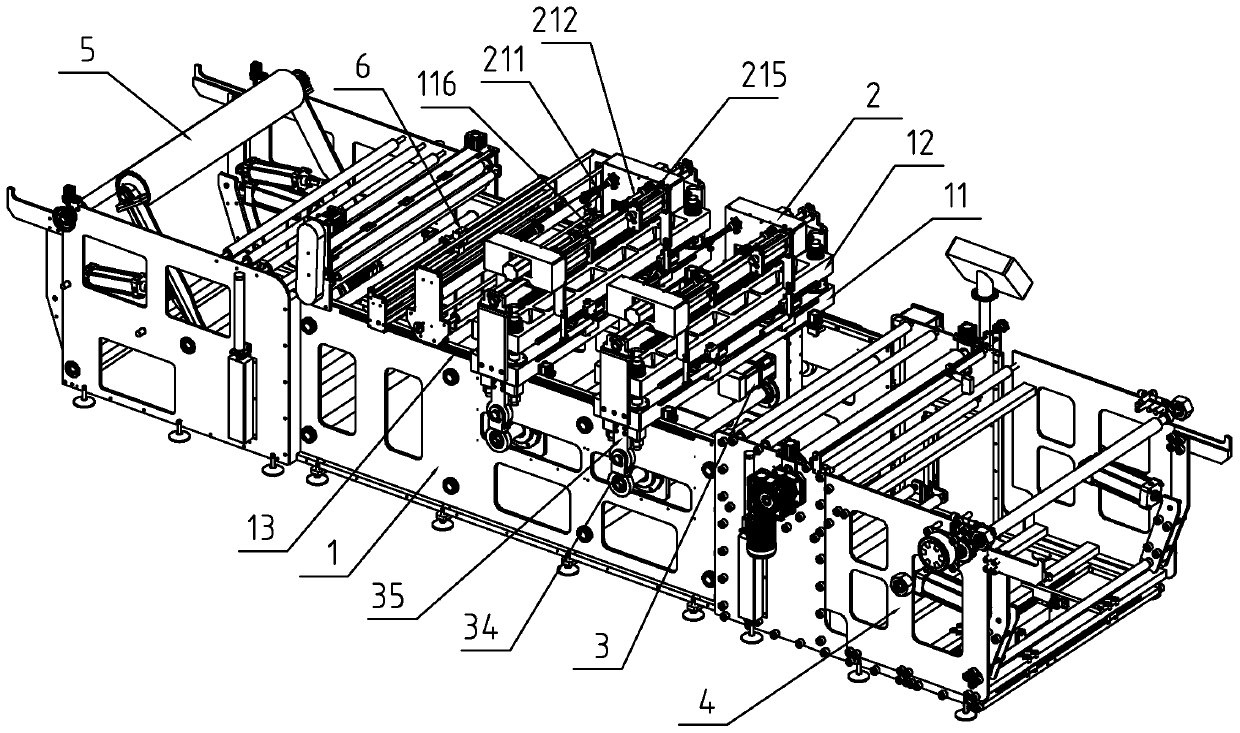 A hot stamping machine