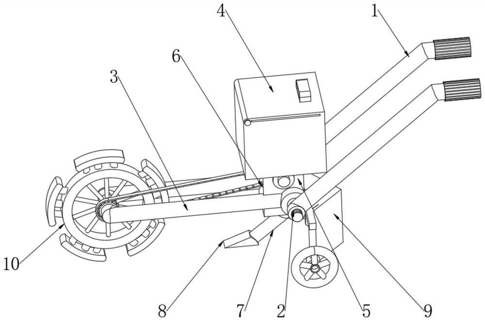 An automatic seeding device for agriculture