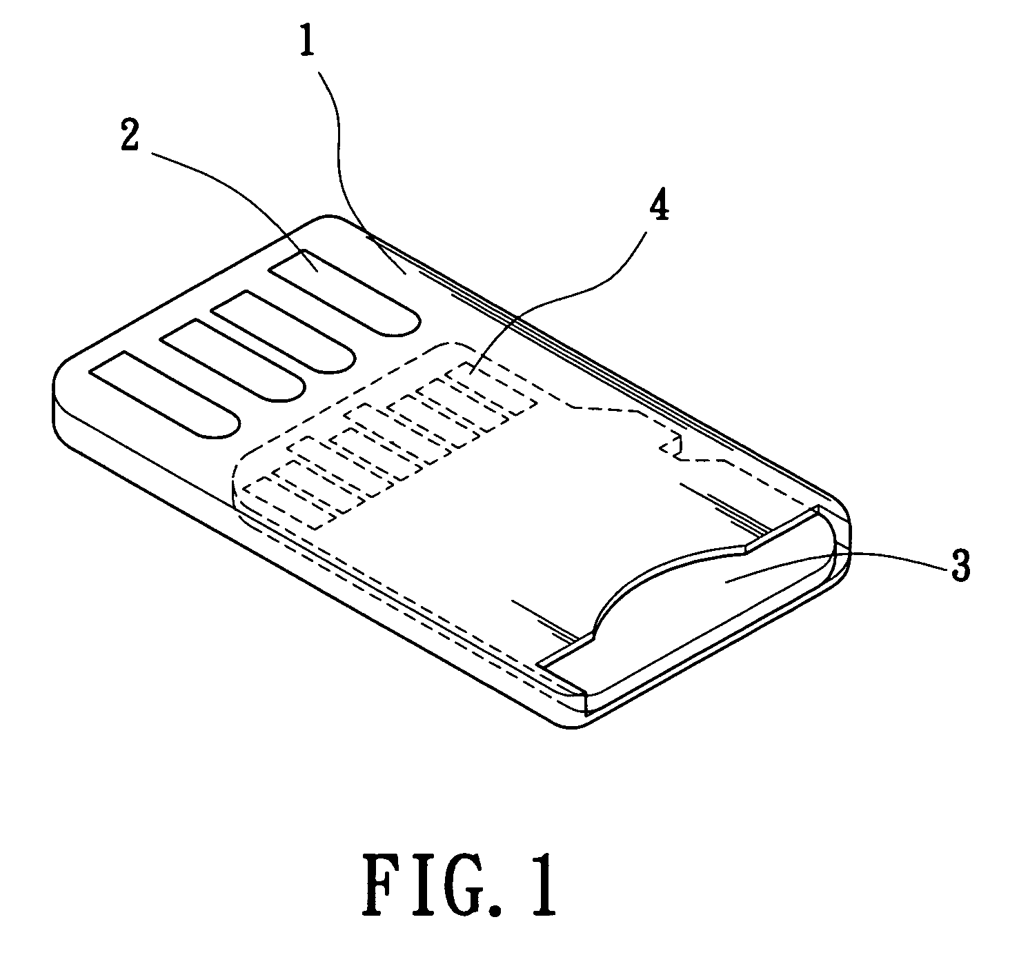 Slim card reader