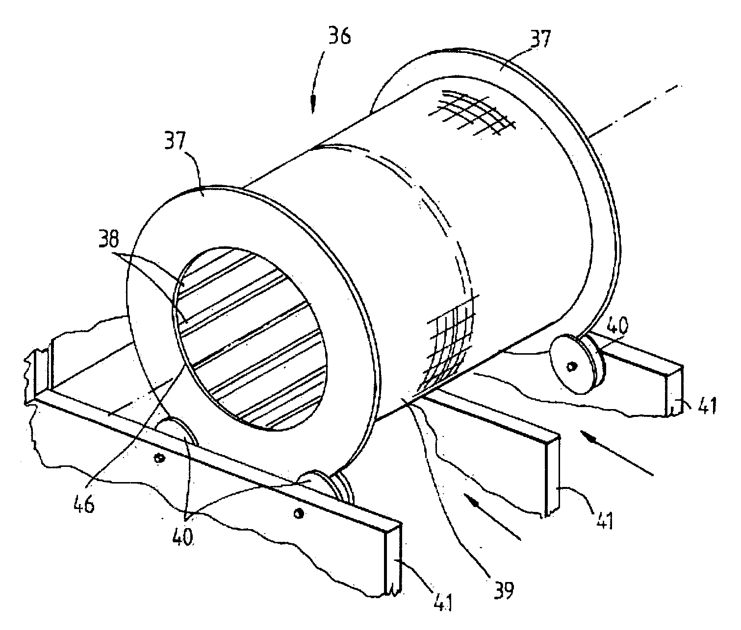 Drum filter assembly