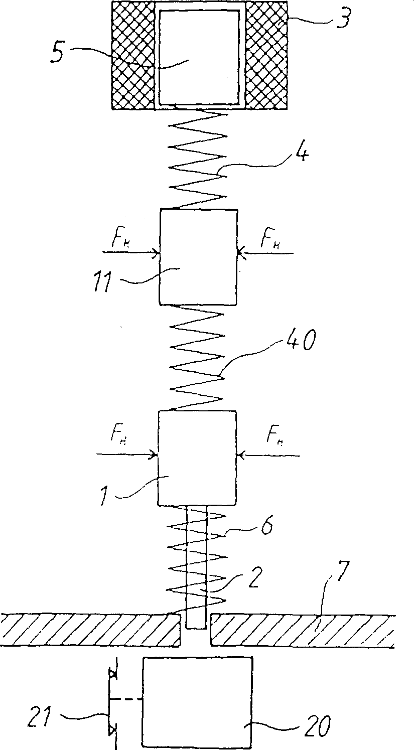 Tripping device for overcurrent breaker