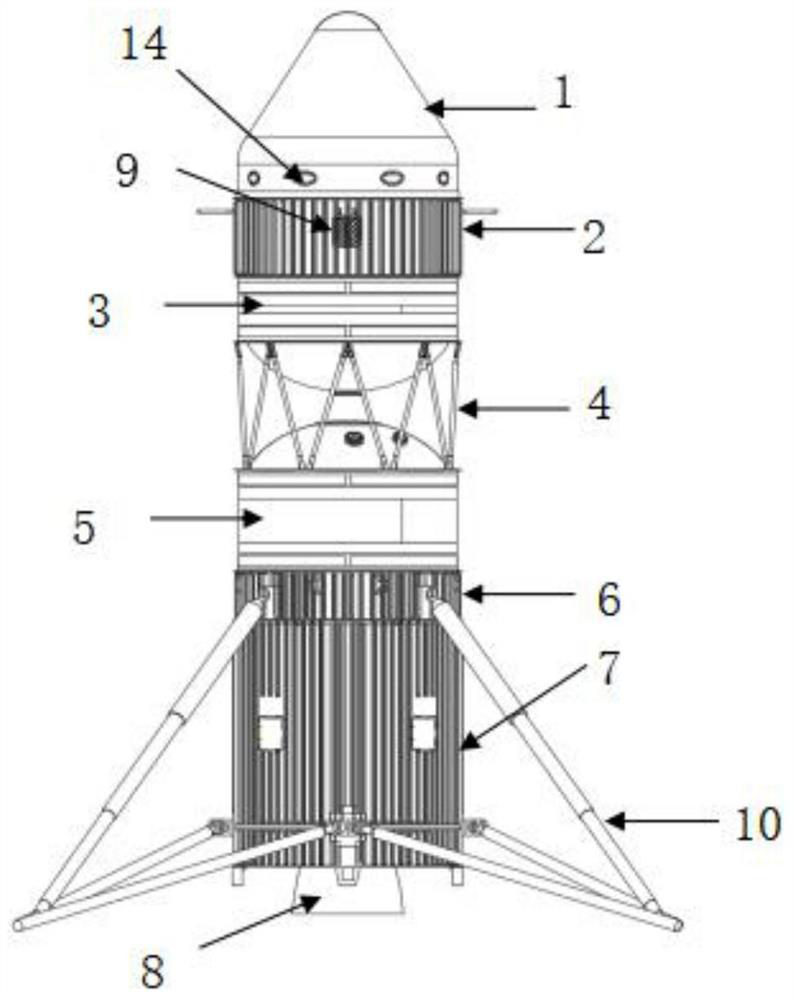 Active cruise return type liquid sounding rocket