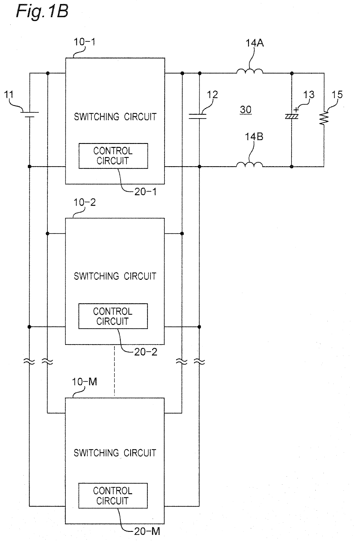 Power converter apparatus provided with low-pass filter circuit for reducing switching frequency components