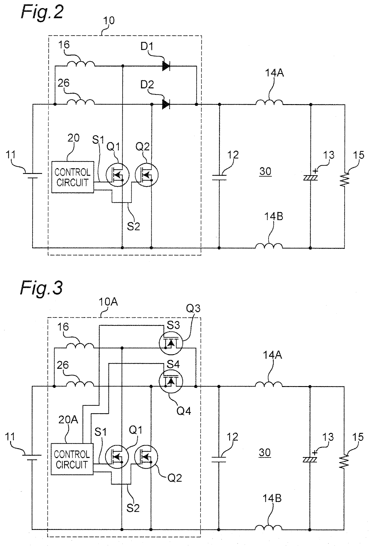 Power converter apparatus provided with low-pass filter circuit for reducing switching frequency components