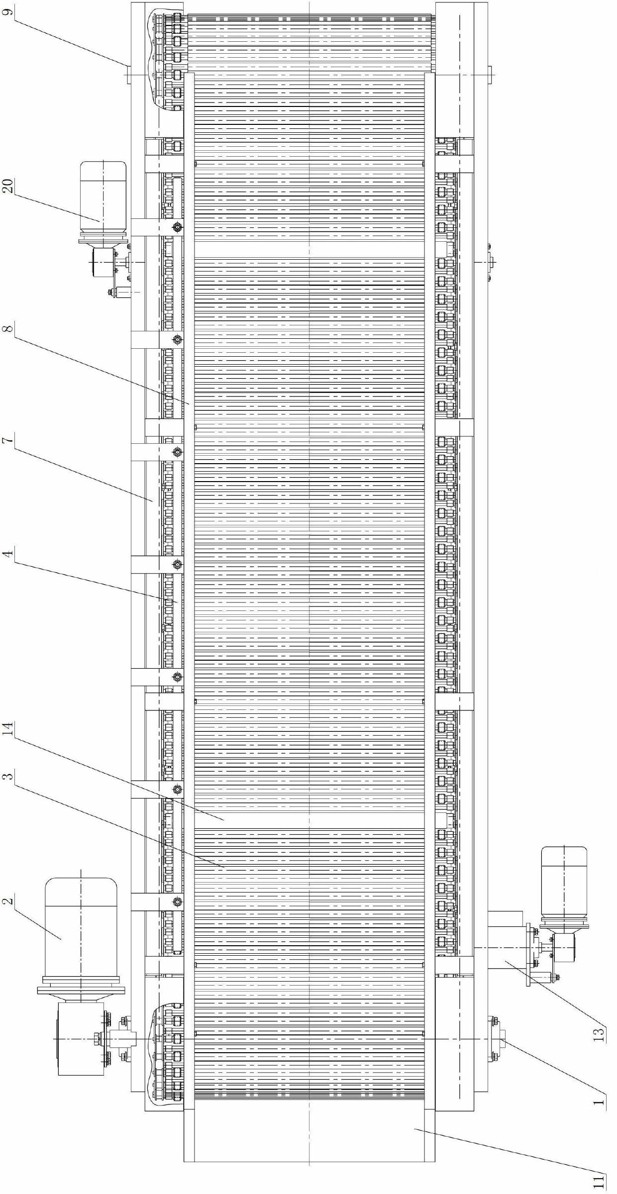 Device and method for continuously and automatically peeling and removing vegetable and fruit peels