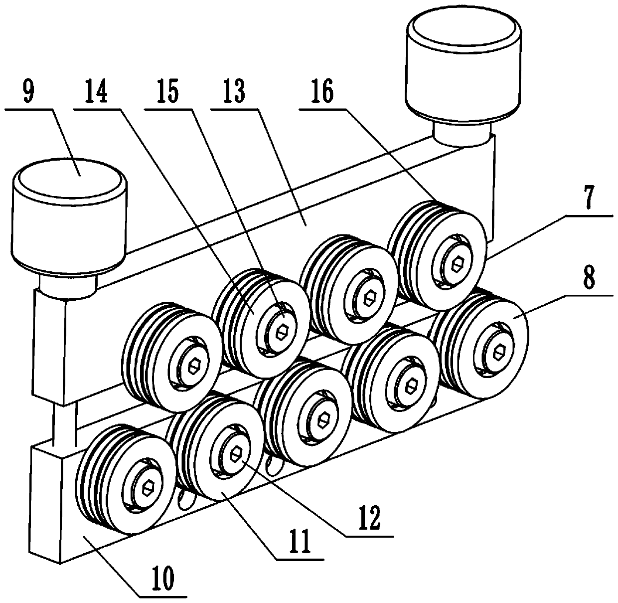 Steel wire dissecting machine