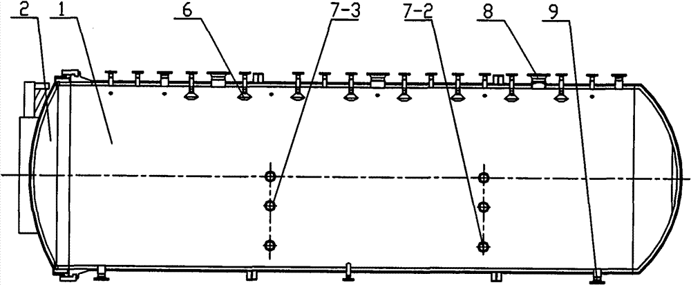 Device and method for slag afterheat self-decomposition