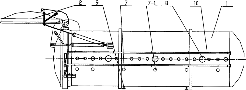 Device and method for slag afterheat self-decomposition