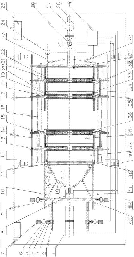 High-dryness dehydration device for thin layer sludge