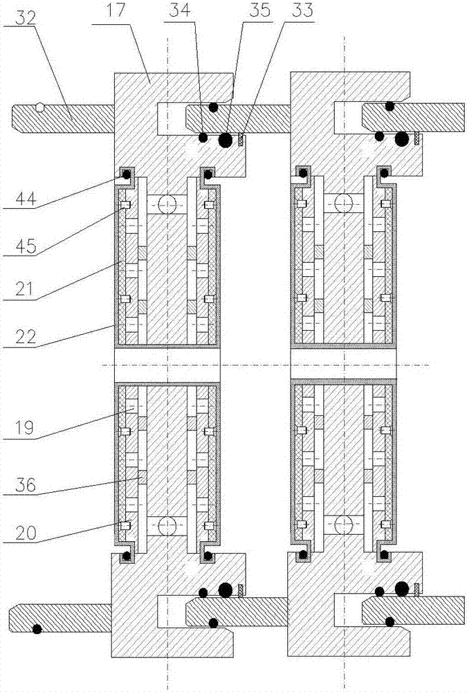 High-dryness dehydration device for thin layer sludge