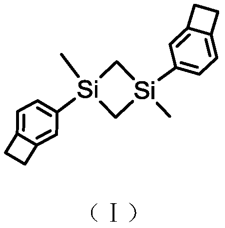 Benzocyclobutene polycarbosilane polymerized monomer or resin and preparation method thereof