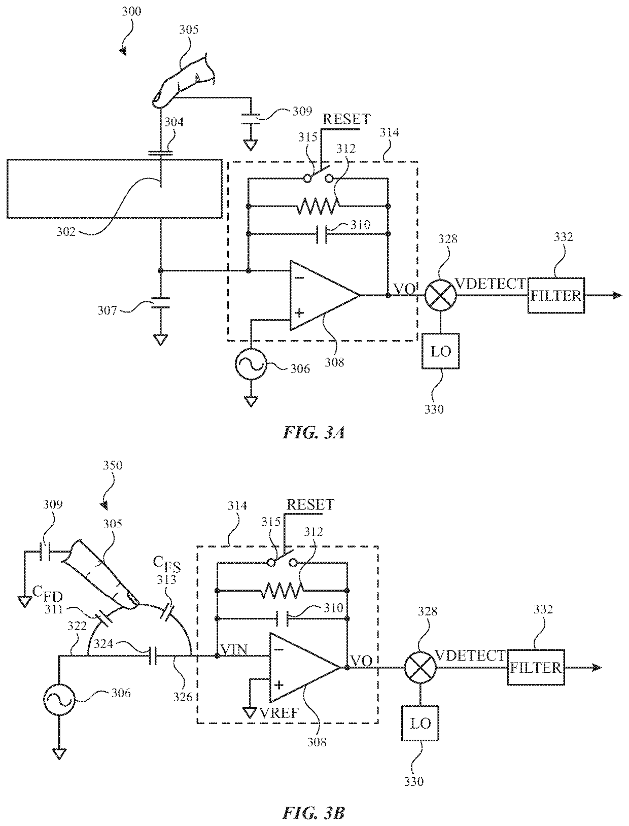 Touch sensor panel including resistors for improved input signal