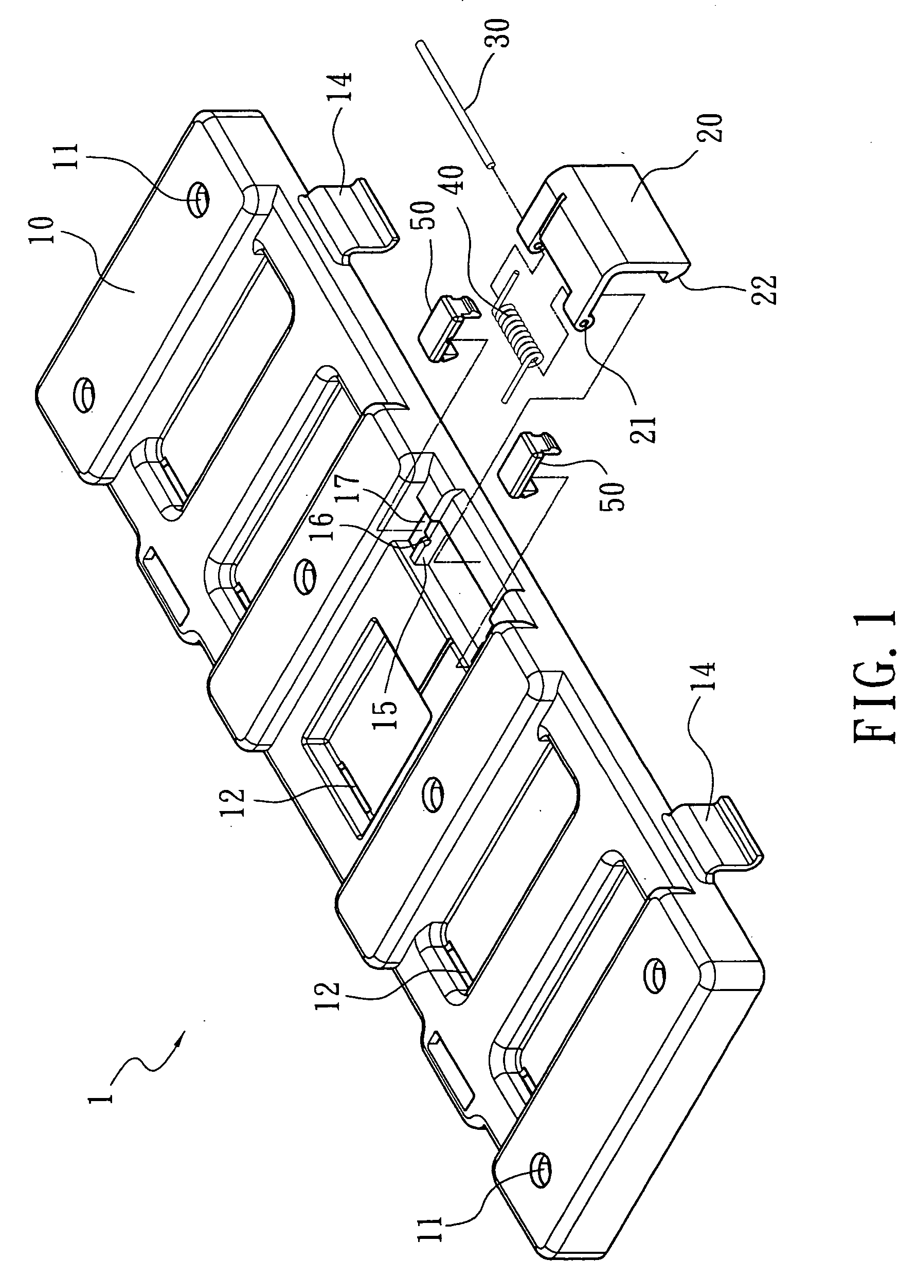 Single-piece instantly detachable locking device with a board for traveling bag on bicycle carrier