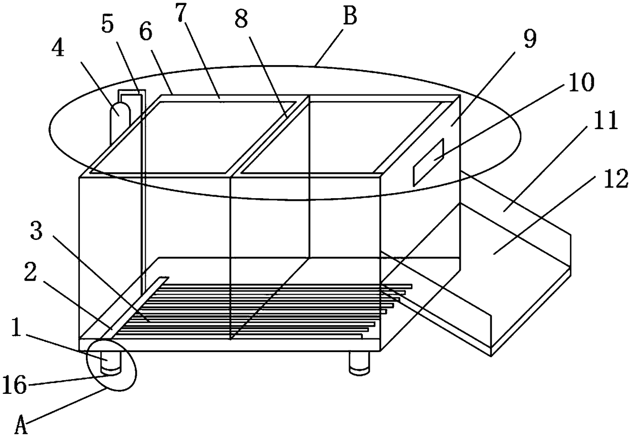 Fish releasing device for water conservancy and hydropower engineering