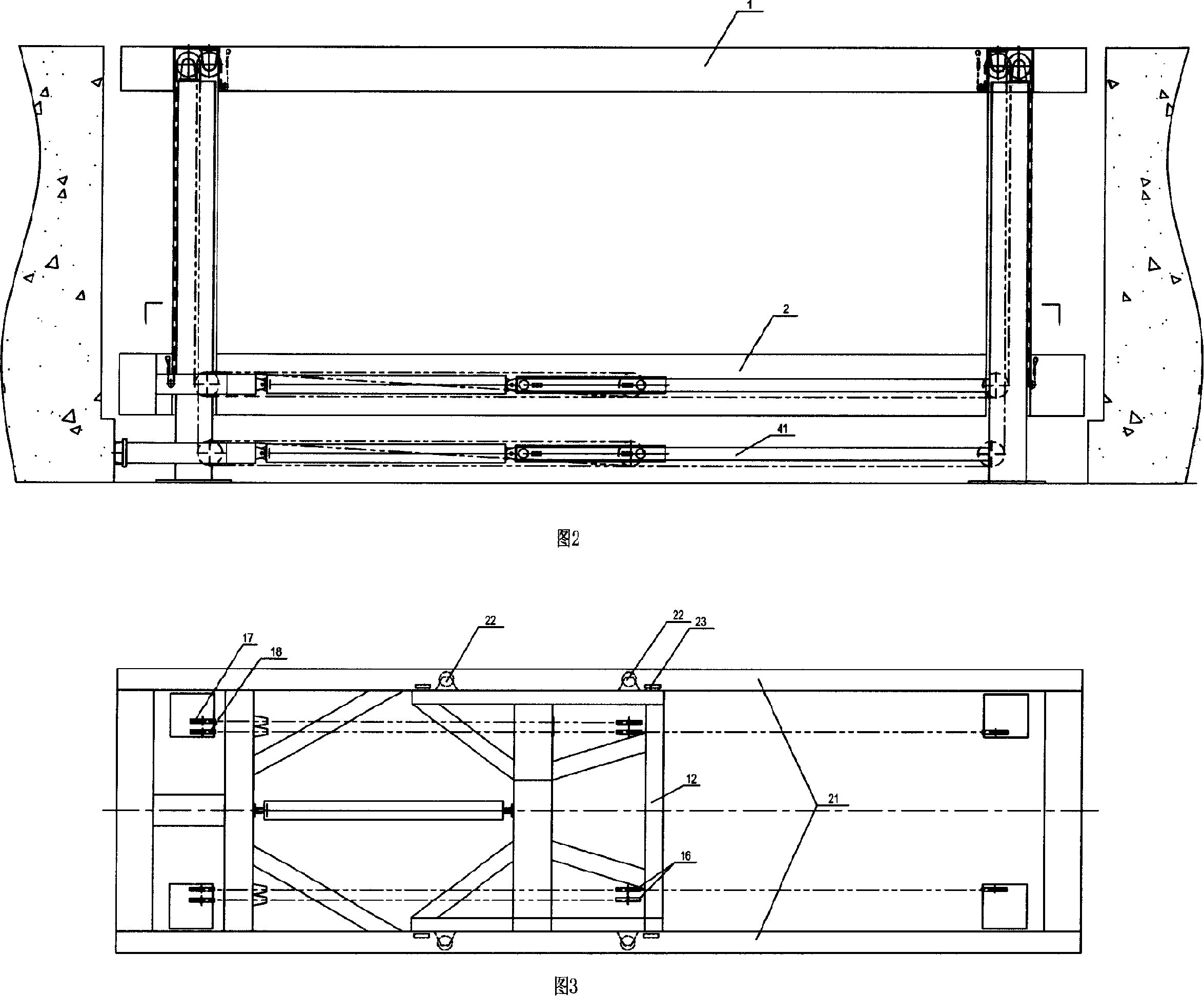 Double-deck liftable stage