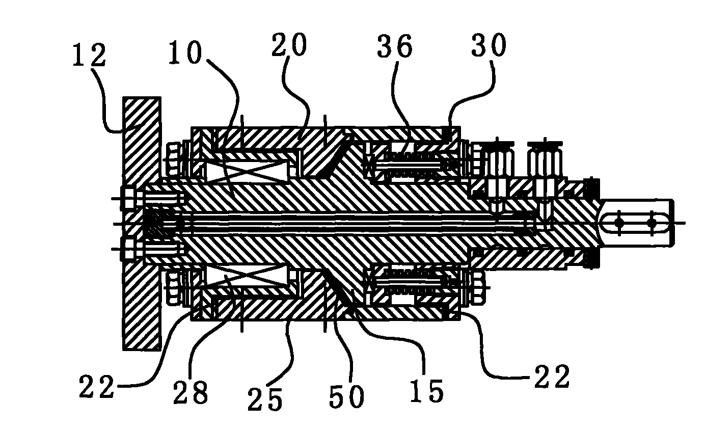 Movable conductive structure of electrode of seam welder