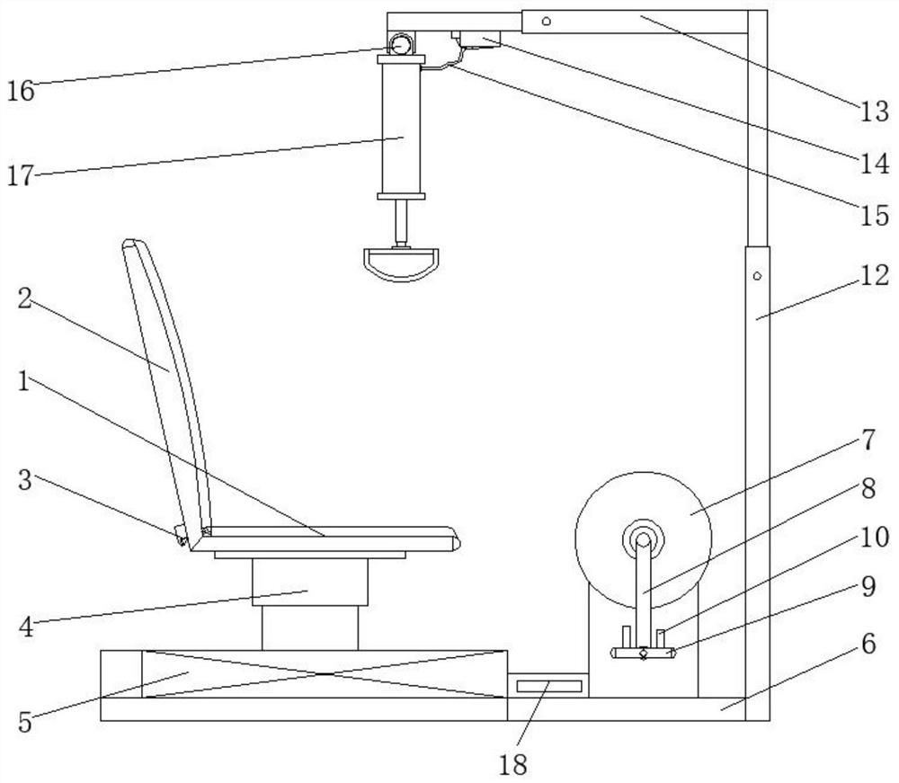 Clinical limb rehabilitation device in neurology department and use method thereof