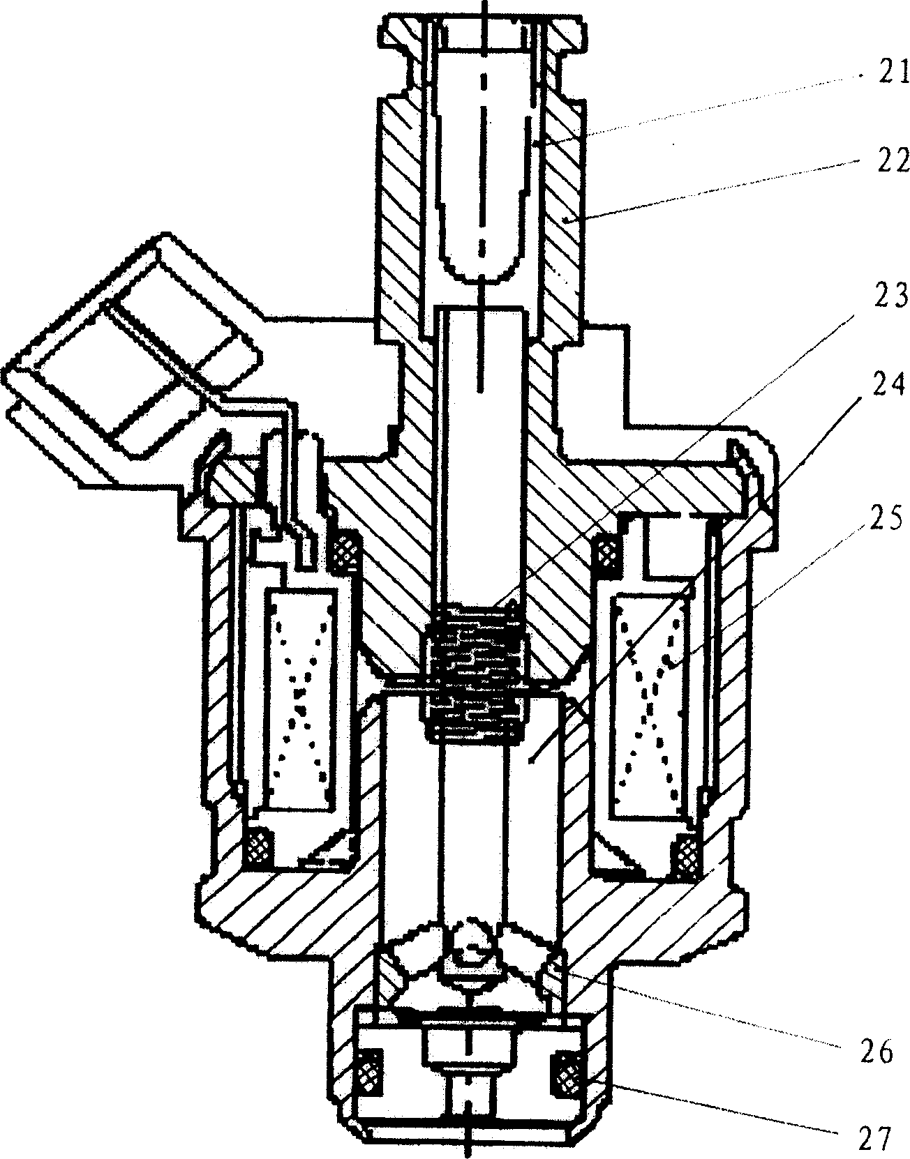 Liquified gas or compressed natural gas automobile fuel gas multipoint sequencial jet system