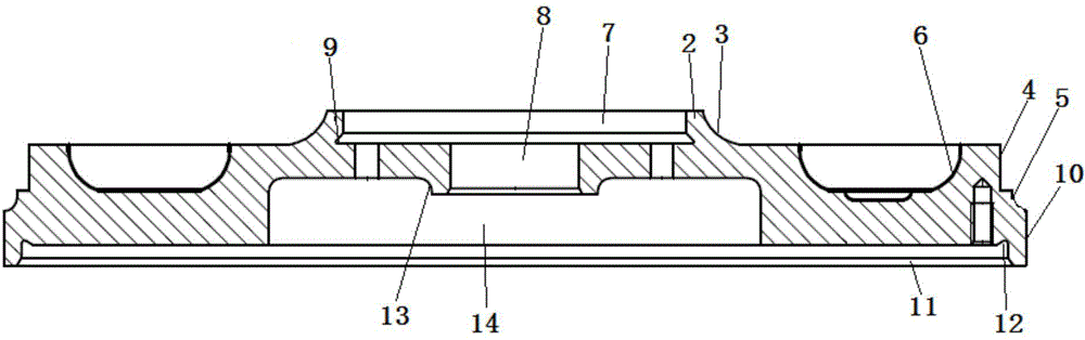 Processing method of flywheel