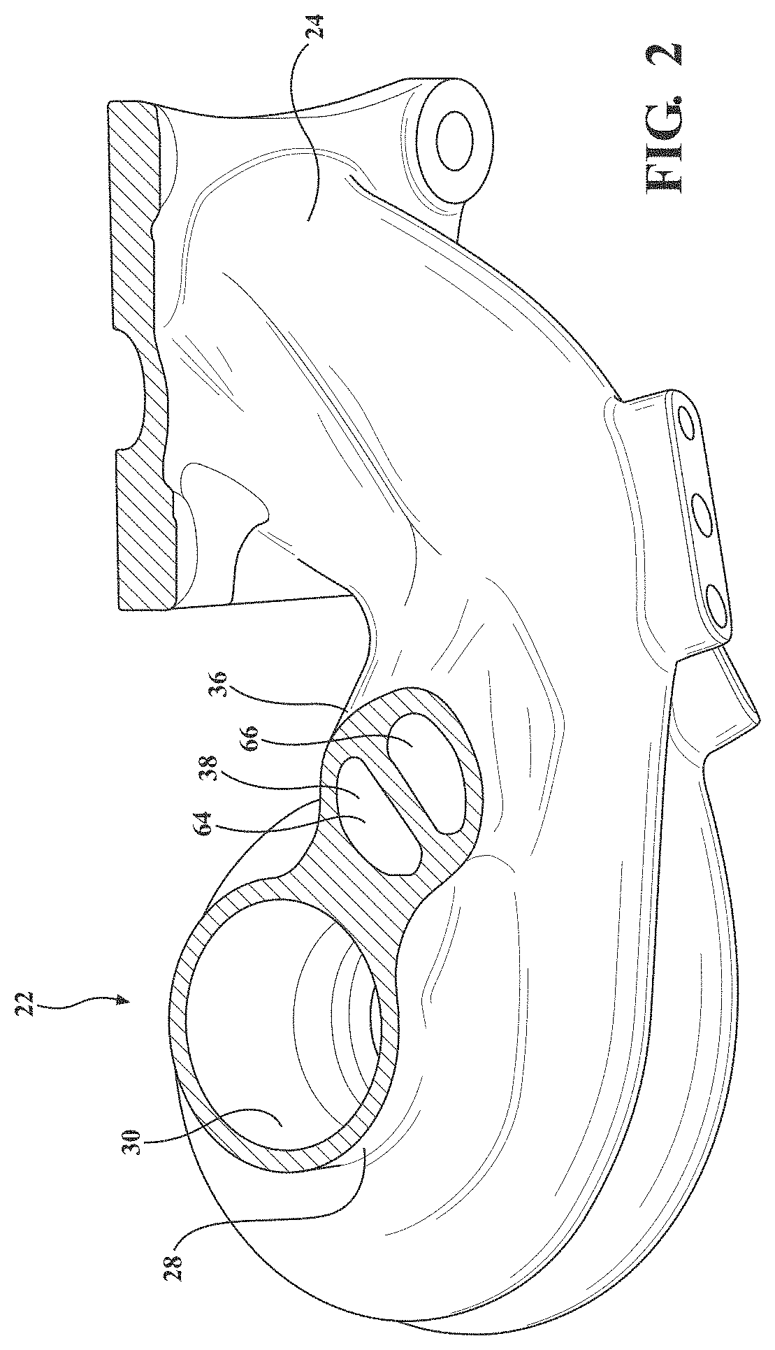 Turbine housing of a turbocharger